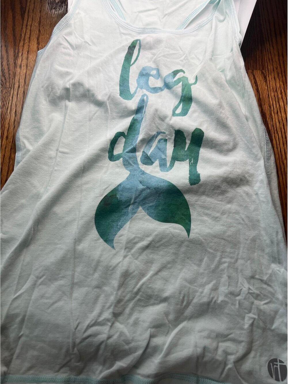 Raw Threads Athletics Women's 'Leg Day' Tank Top Size Small